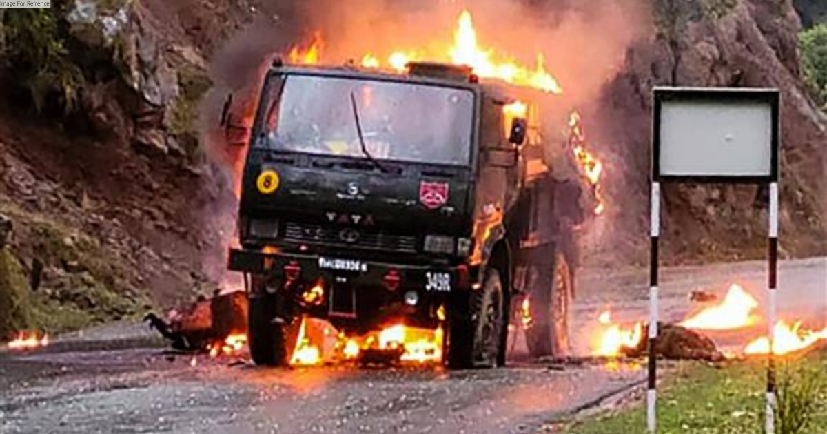 5 soldiers die as Indian Army's vehicle catches fire in JK's Poonch